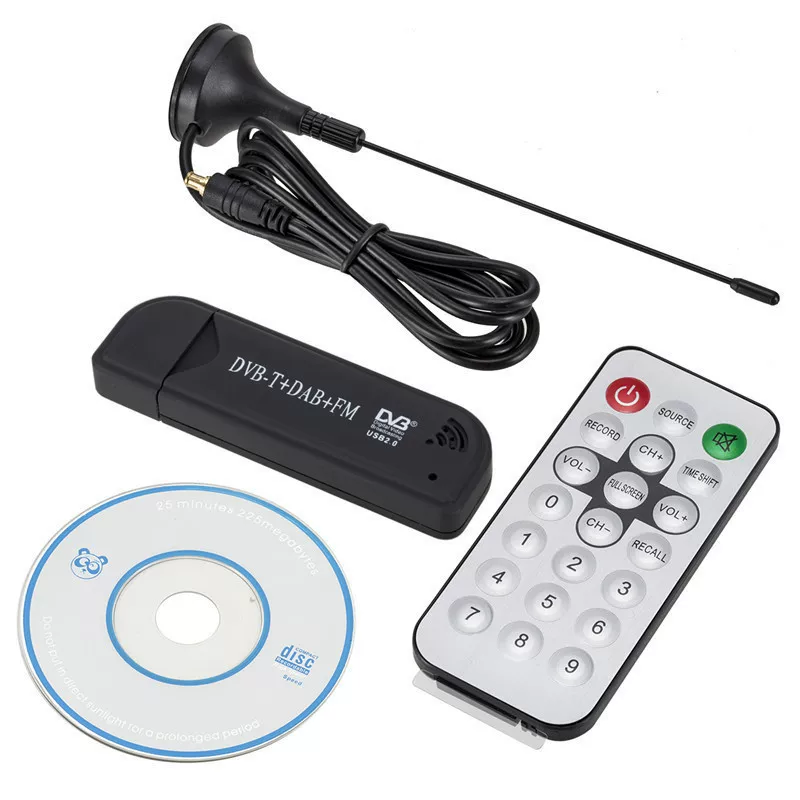 USB 2.0 цифровой DVB-T+SDR донгл T2/C/FM/ISDB-T конвертер