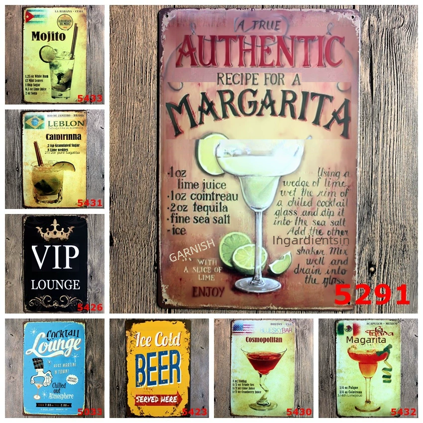 Коктейль VIP Beer Iron Painting оптом Декорация для бара, спальни, KTV, ресторан и заведение