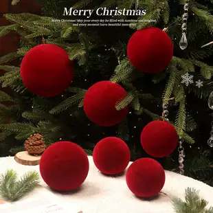 Ёлочные шары с флоком подвески для ёлки