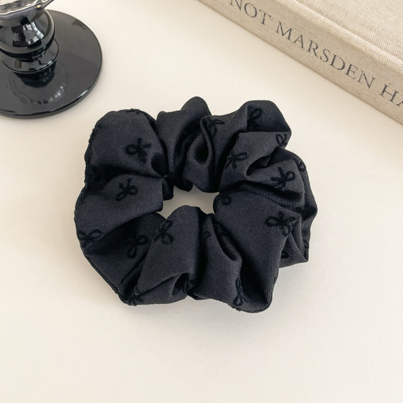 Satilla de seda más algodón relleno de terciopelo intestino grueso lazo para el cabello almohada para dormir