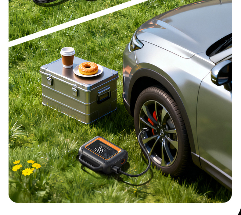 Buwei PT213 Car Emergency Jump Starter Power Bank with Air Compressor, Multi-Function, Portable for Inflating Paddle Boards and Lighting