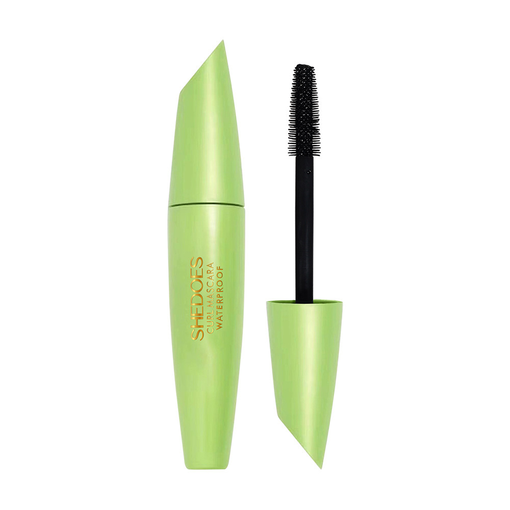 SHEDOES transfronterizo caliente impermeable grueso rizado de larga duración de secado rápido no mareado maquillaje traje de tres colores de rímel
