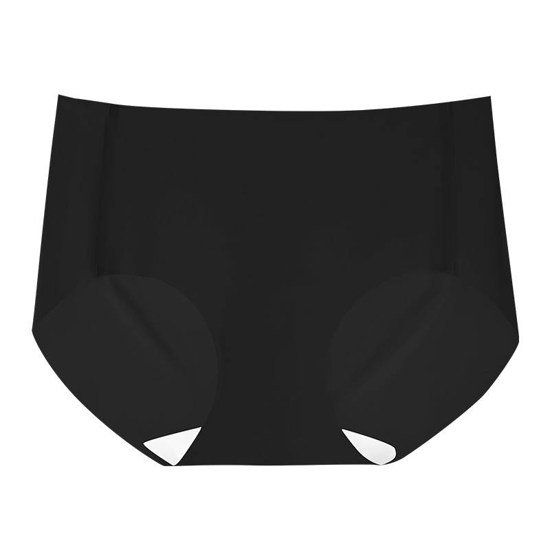 Estilo delgado de verano, sin costuras, antienrollables, sensación de frescor, seda de morera antibacteriana de grado 7A, cuidado, entrepierna inferior, ropa interior de yoga de fitness para mujer