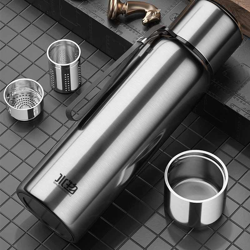 保溫杯男女士高檔大容量水杯子316不鏽鋼2021網紅款水壺食品便攜