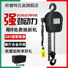 环链电动葫芦三相380v1吨2吨3/5吨10t群吊家用两相220V倒链提升机