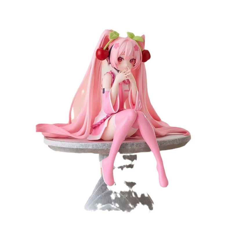 Sakura Hatsune Miku Miku instant noodle pressing cute car box desktop swing scenes scenery female model gift