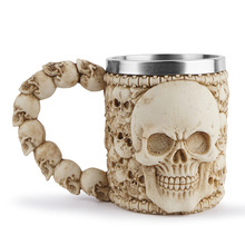 skull mug ڲͷȱ豭 3D֬ơƱ˱