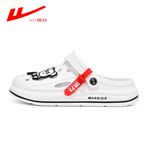Pull back EVA Crocs Men's 2024 New Beach Anti-Slip Sports Anti-odor Slippers for Summer Outerwear