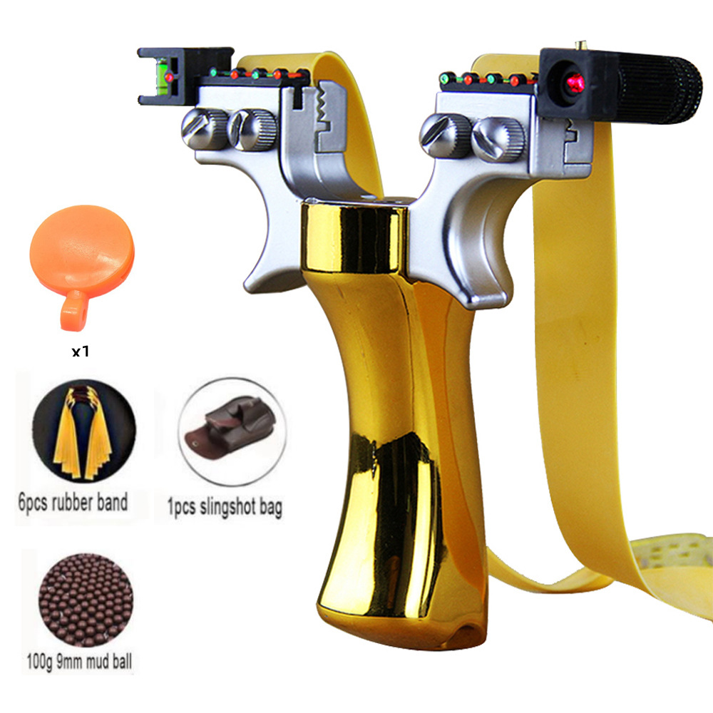 골드 + 레이저 + 수평 야옹 + 고무 힘줄 6 개 + 진흙 약 100 개 + 불스아이 + 가방