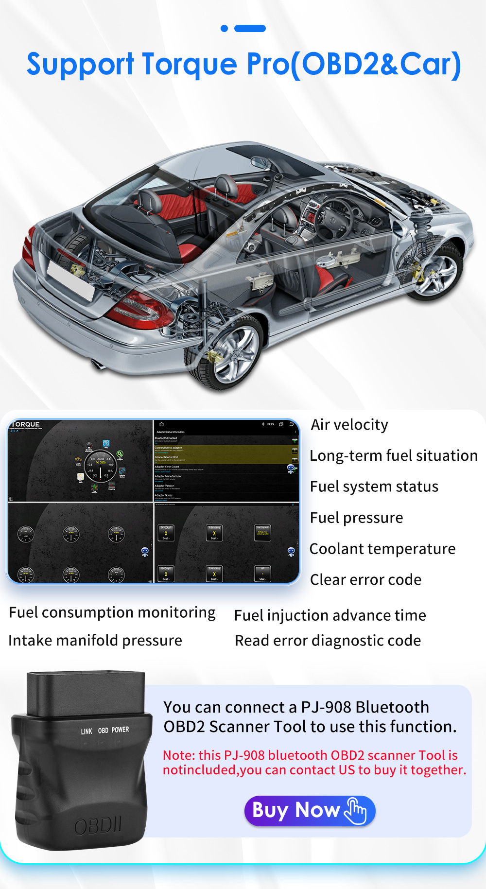 Applicable to 08-19 Citroen B9 Peugeot Partner Android smart large screen car central control Navigator