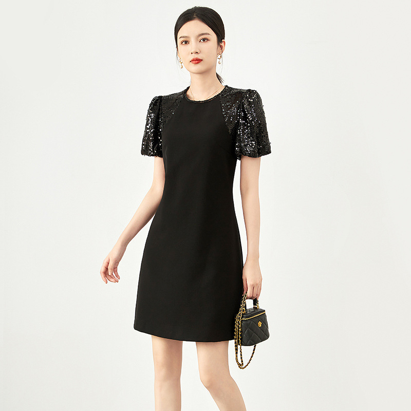 Đầm maxi nữ thắt eo mùa hè — 2415701 - Da đen chi tiết 1