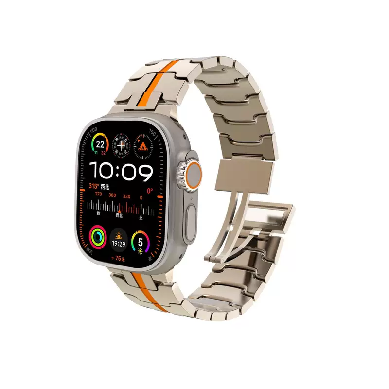 Подходит для Apple Watch Iron Man магнитная пряжка ремешок для часов металлический S10-1 SE Ultra серии