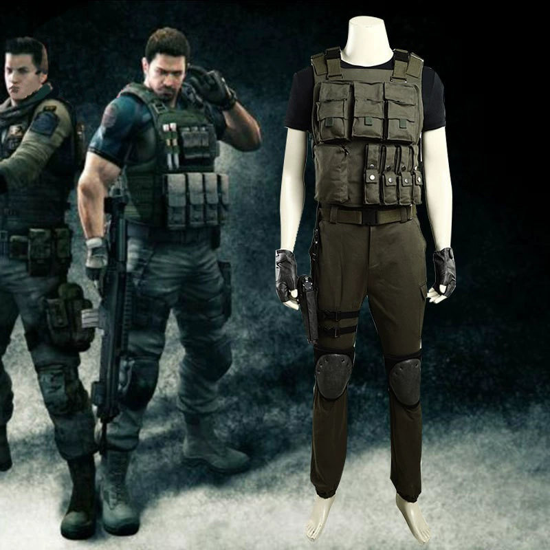 Косплей‑костюм (Resident Evil) Карлос Оливейра, модульный тактический жилет, мужской, размеры S–XXXL