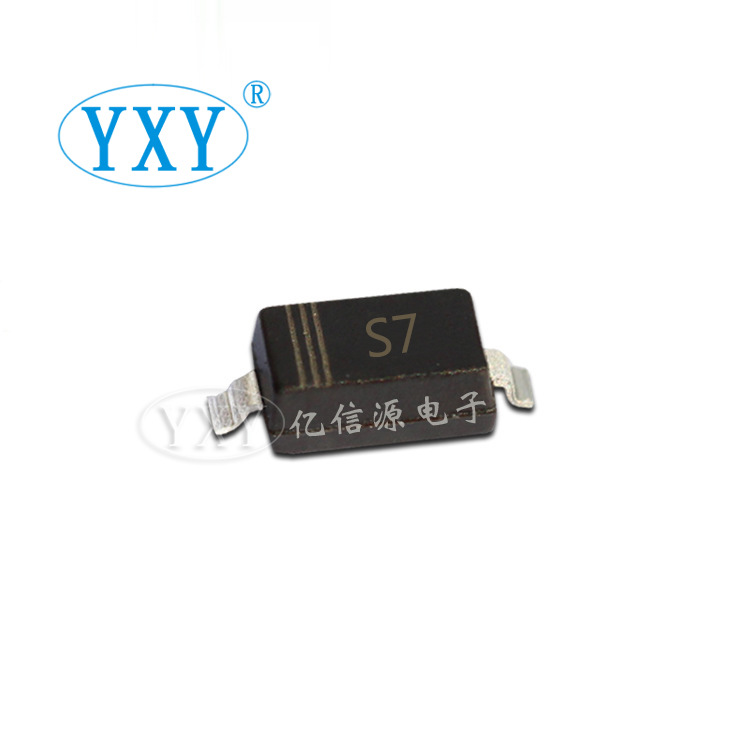 厂家直营 1206丝印S7 SOD-123封装 BAT42W肖特基二极管 原装现货