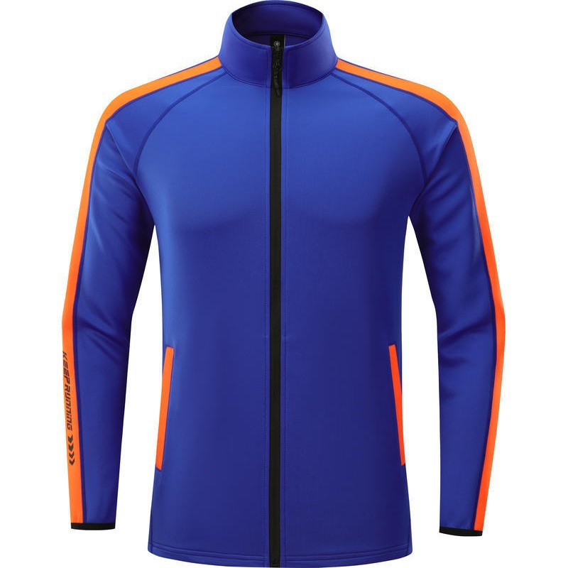 Primavera y otoño, estilo deportivo de cuello vertical con cremallera, cardigan de moda, chaqueta deportiva de punto, manga larga, cómoda y transpirable.