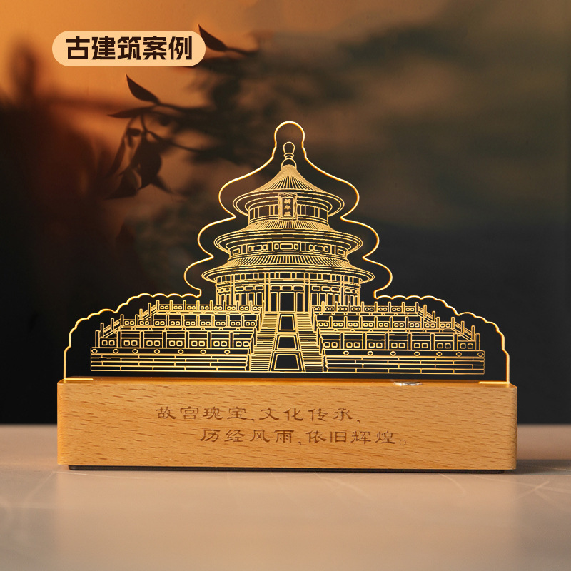 卸売りアクリル小夜灯印logo公展宣伝来図diy学学校記念記念プレゼント|undefined