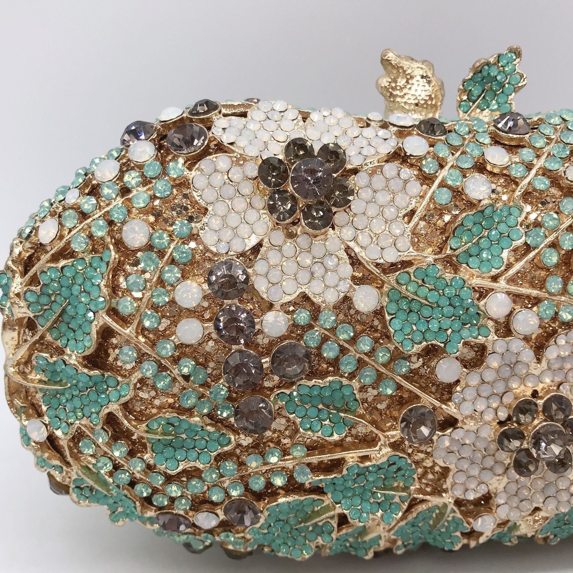 Selección estricta de diamantes de diamante transfronterizos bolsas de vestir de banquete de fiesta de diamantes llenos bolsas de mano de mujer bolsa de embrague