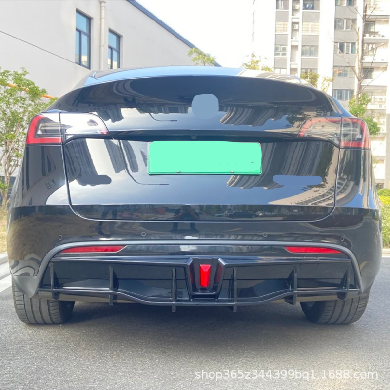 Suitable for Tesla Tesla Model Y Rear Lip Spoiler 2016-24 Rear Bumper Rear Lip Cross-Border Modification