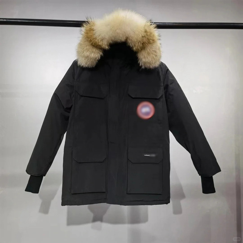 莆田高版本户外远征大鹅羽绒服加厚工装08款派克服飞行中长款大衣|undefined