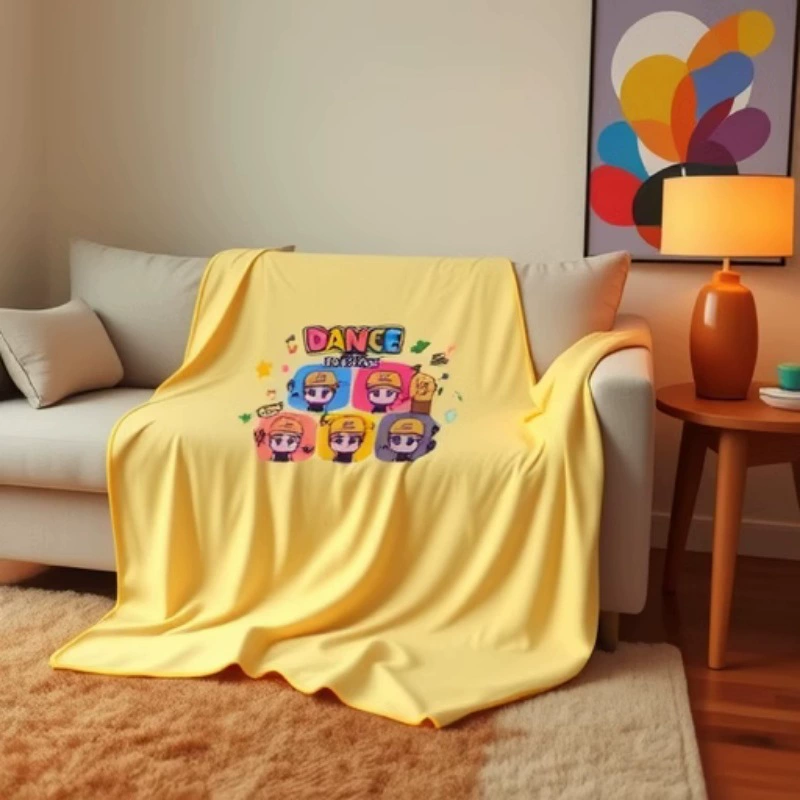 Цифровой принт фланелевое одеяло AB издание персонализированный полиэфирное одеяло мультяшное теплое одеяло