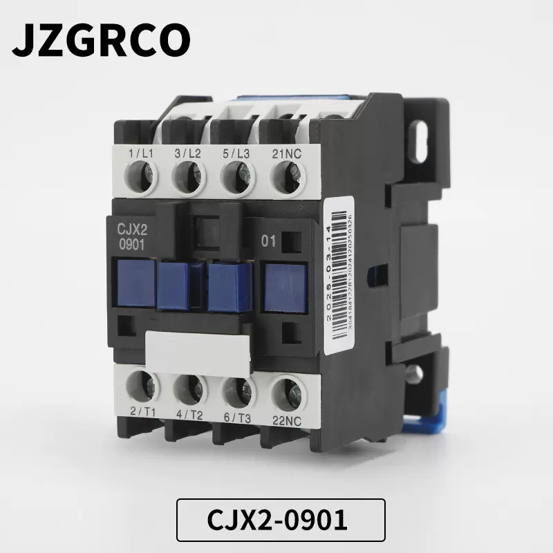 交流接触器CJX2-0901低压接触器1常闭单相 三相220v380v可定制