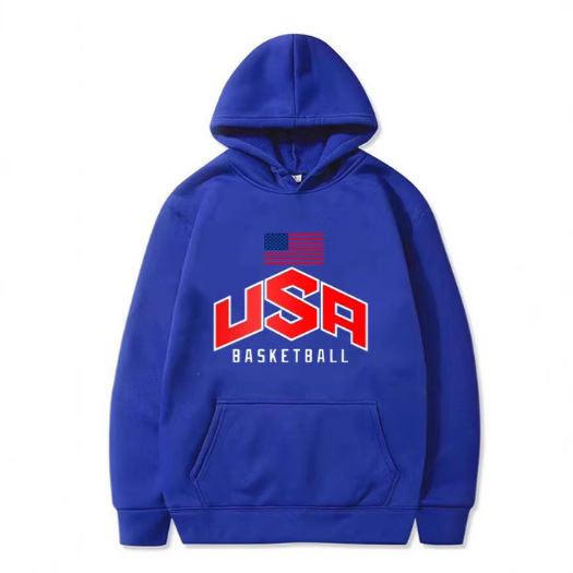 American Basketball Sports Clothing Men's Loose Oversized Hoodie Casual Fashion Hooded Sweatshirt Breathable Long-Sleeved Sleeves
