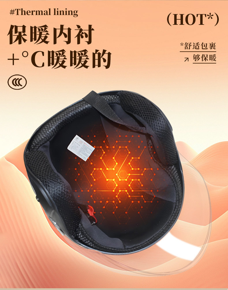National Standard 3C Certified New Electric Vehicle Helmet, Suitable for Men and Women in All Seasons, Winter Warm Electric Motorcycle Safety Helmet