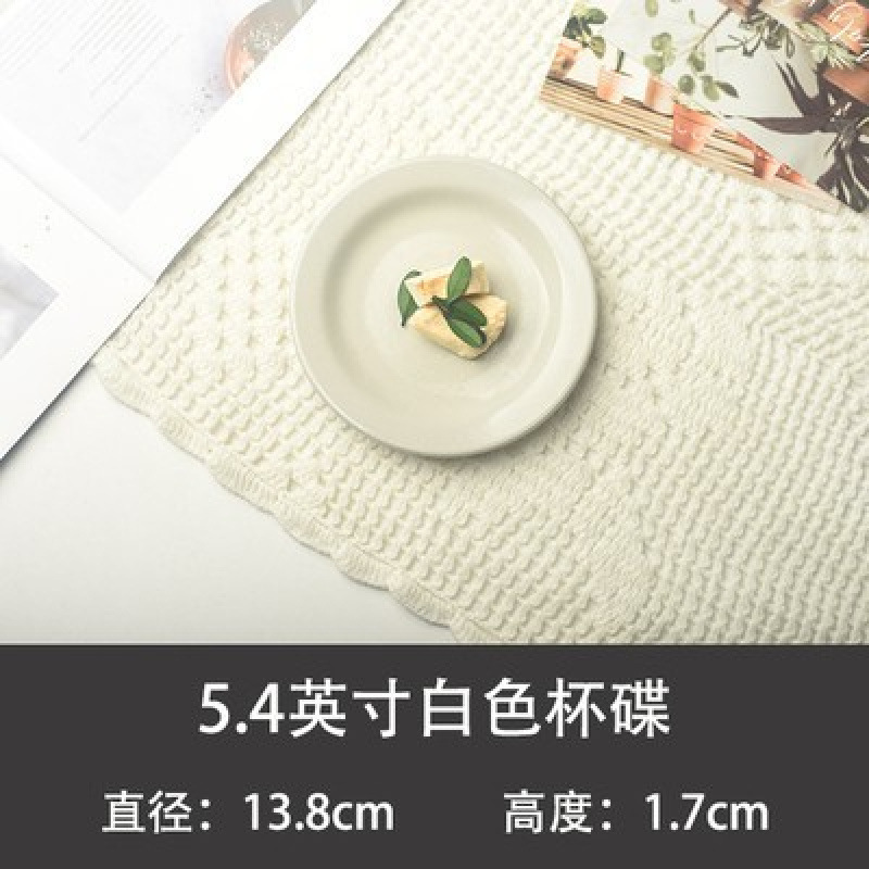 暖かい朝食プレート写真撮影クリームカラーカトラリープレート風置き食器木製ハート家庭用セラミック陶器|undefined