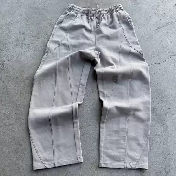 Fashion ins Spring and Autumn American Style Men's and Women's Sports Style Street Hip Hop Line Y2K High Street Style Trendy Pants