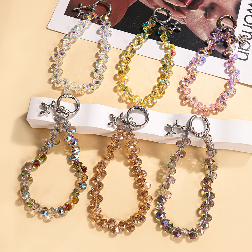 Popular Crystal Mobile Phone Chain, Mobile Phone Case Chain Lanyard Integrated Design, Multi-Color New Product