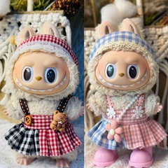 2025 ホットスタイル labubu ベビー服 17 センチメートル牧歌的なスタイルのかわいい ins スタイル第一世代と第二世代のベビー服ユニバーサルスタイル
