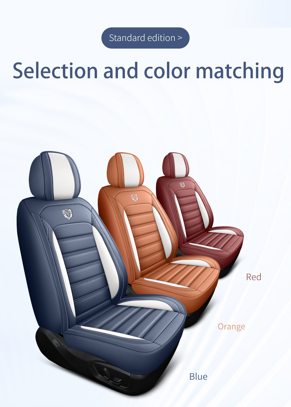 Cross-Border Amazon Car Seat Cushion, All-Season, Full Leather, Fully Covered, Wear-Resistant, Breathable, Car Interior Seat Cushion Cover