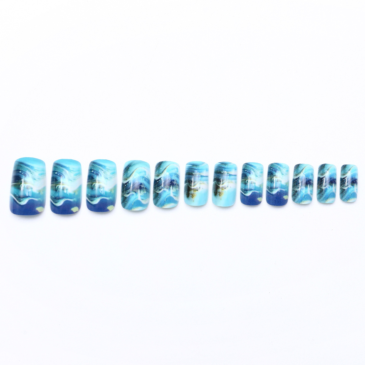 Uñas postizas, uñas, uñas de comercio exterior, pegatinas de uñas, uñas impresas, productos terminados al por mayor, press on nails