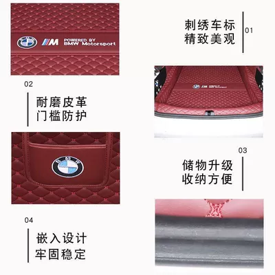 for BMW 5 series surrounding, Trunk Mat