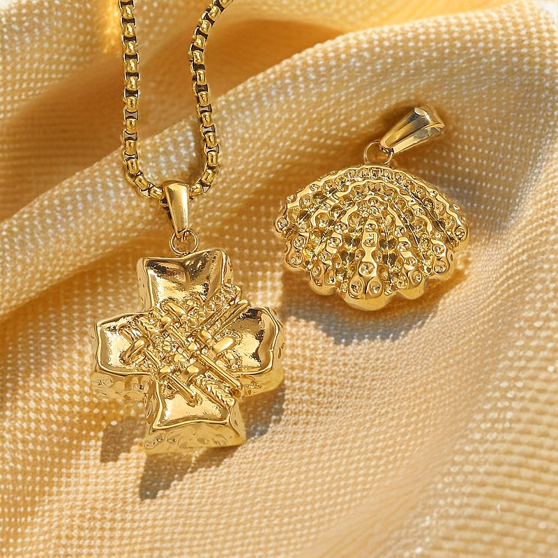 Europa y América acero inoxidable transfronterizo estilo múltiple colgante colgante de viento pulsera colgante DIY accesorios accesorios al por mayor