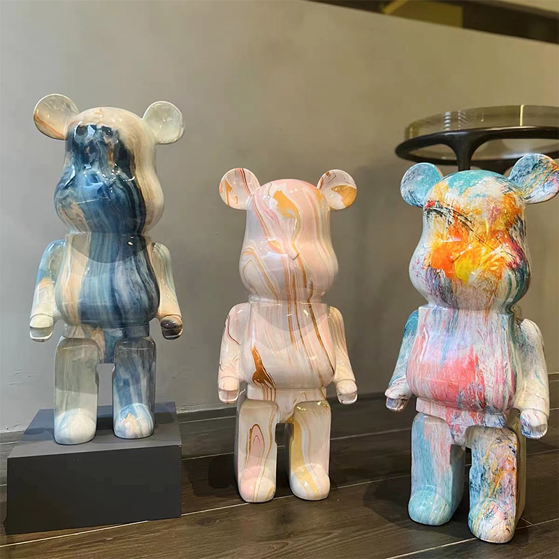 Light Luxury Floor-Standing Large Piggy Bank Ornaments Living Room Sofa Model Room Shop Water Transfer Decorations