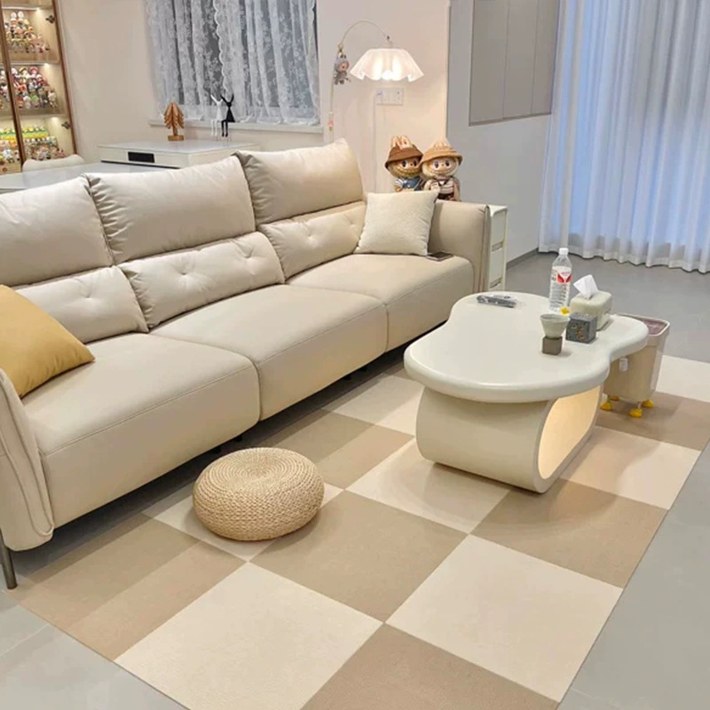 Самоклеящиеся модульные плитки, утолщенный ковролин для спален, офисов, коммерческого использования, покрытие для цементных полов, износостойкие, самоклеящиеся, полное покрытие.