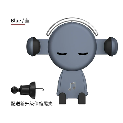 navigation bracket multifunctional car – Car phone holder - blue-hook-tail-clip