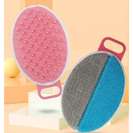 跨境多功能宠物除毛刷狗毛清理器沙发衣服去毛器便携双向除毛神器