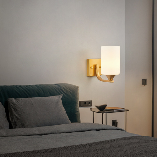 Minimalist Creative Wall Lamp Indoor Bedroom Living Room Corridor Passage Stair Background Wall Lamp European Wall Sconce