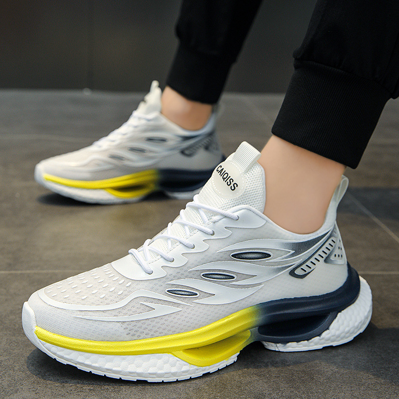 Zapatos de papá zapatos de hombre pareja verano transpirable 2023 nuevo estilo de celebridad de Internet fondo grueso zapatos de moda casual zapatilla de deporte de moda mujeres