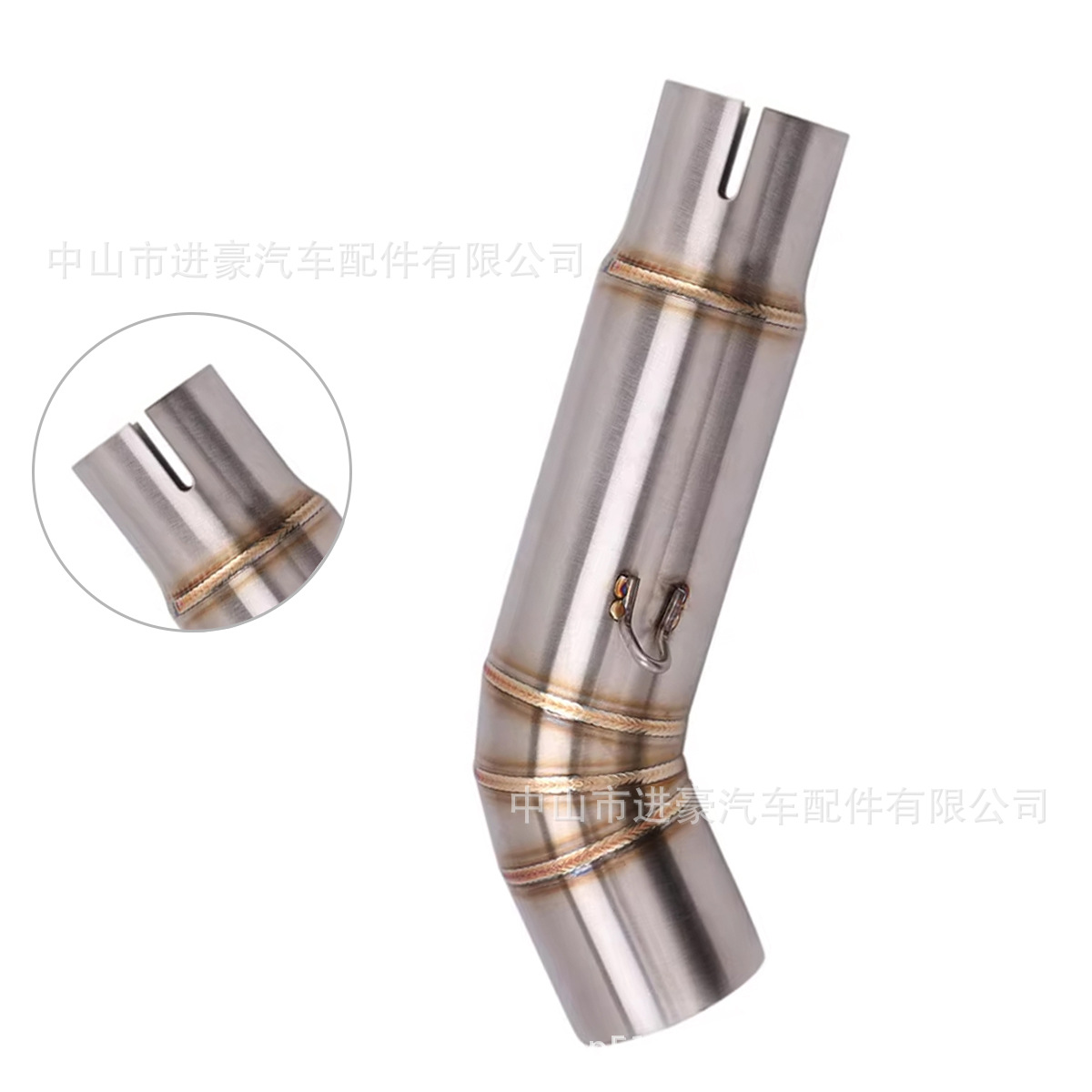 Suitable for Motorcycle Modification Suzuki Small and Medium-Sized R Titanium Color 11/21 Model Front Exhaust Pipe Factory Direct Sale