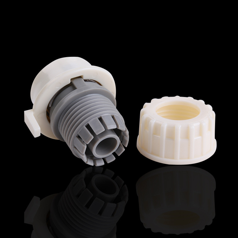 Directo de fábrica lavadora conector 4 puntos multiusos grifo rápido tubo de agua de conexión de tubo de bloqueo lavadora adaptador