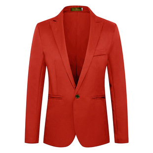 Cross-Border Foreign Trade Suits Wholesale Fashion Commuting Men's Business Casual Suits Slim Small Suit Jackets Groomsmen Suits