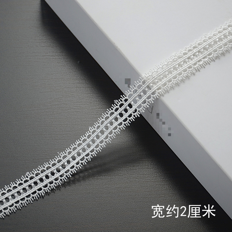 Y8YO bordado encaje vacío soluble en agua accesorios de encaje accesorios de ropa material de decoración DIY tocado hecho a mano