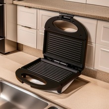 定制三明治机 2片式三明治早餐机美标三明治机四片式三明治家用