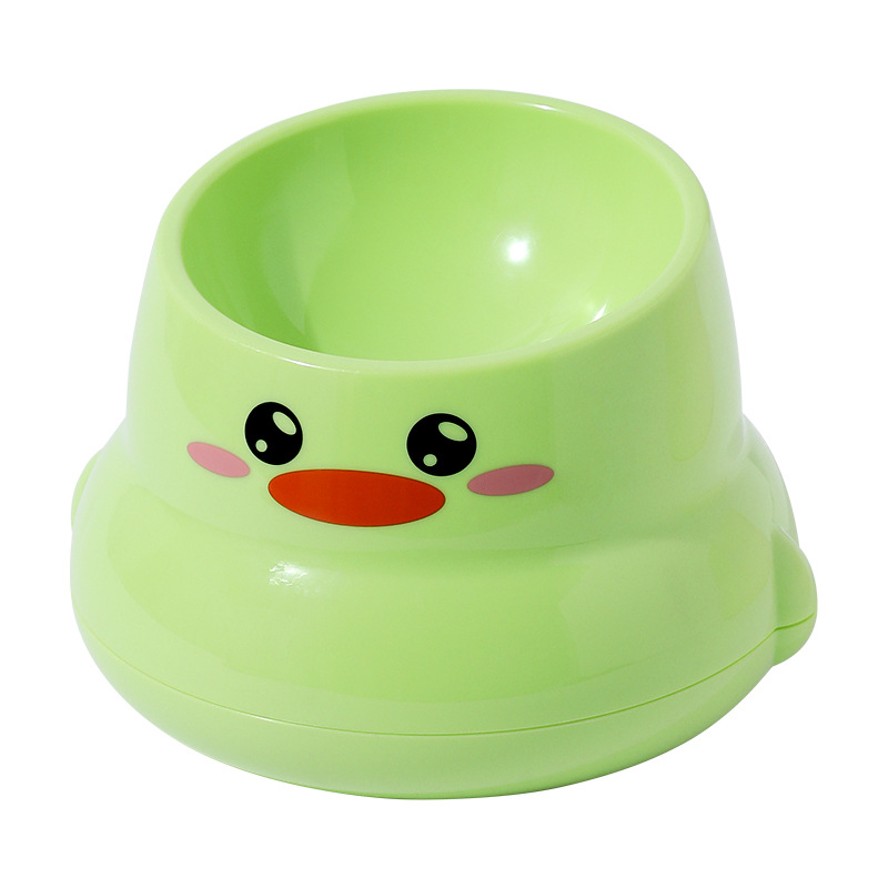 Nuevo cuenco inclinado transfronterizo, protección para el cuello, mentón anti-negro, gato anti-volcado, cuenco para mascotas, cuenco para gatos, suministros para mascotas