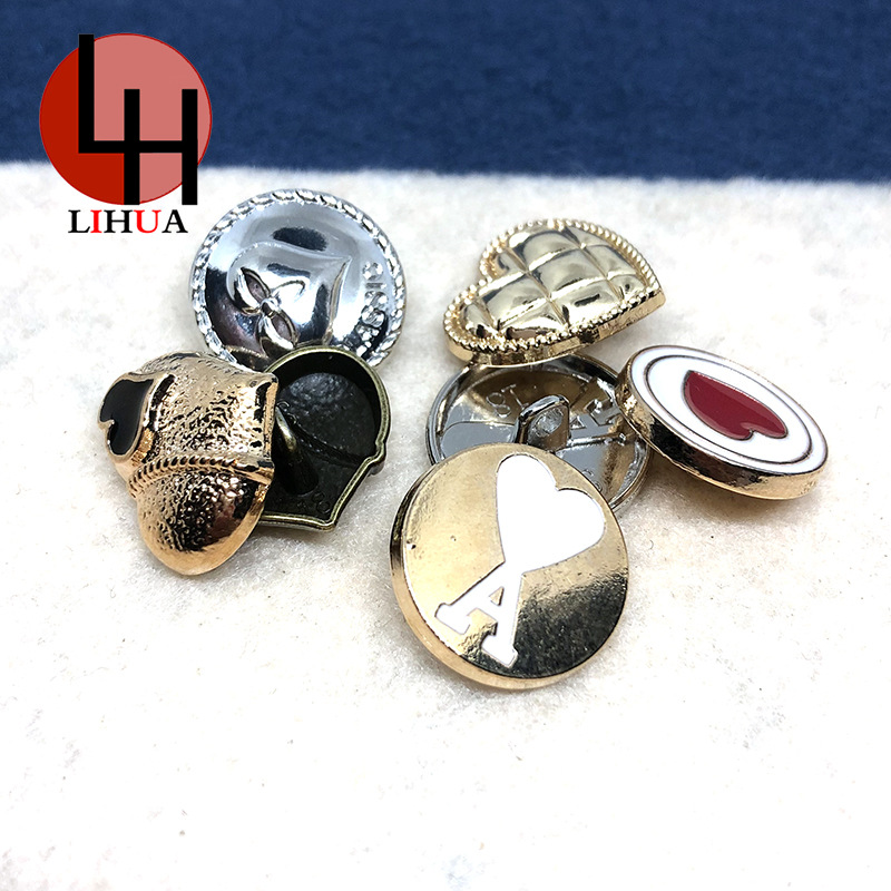 新款金属纽扣 圆形合金有脚扣子大衣风衣外套英伦风钮扣手缝扣