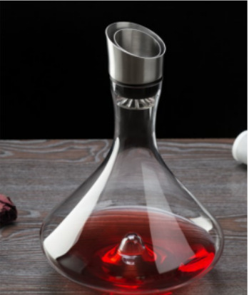 Casa de estilo europeo personalidad cristal conjunto de botellas de vino vino vino vino divididor de vino vino con mango de decantación