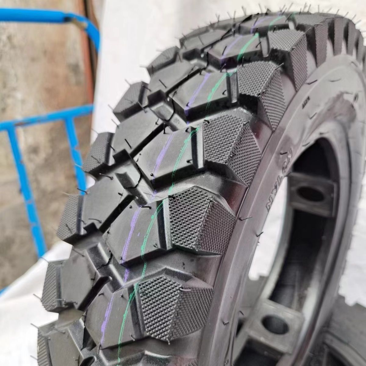 Tricycle tire inner and outer tube 300/3.75/4.00/5.00-12 thick wear-resistant anti-skid explosion-proof steel wire 8 layers